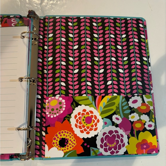 Vera Bradley Floral Planner - Pink, Green, Blue - Picture 6 of 11
